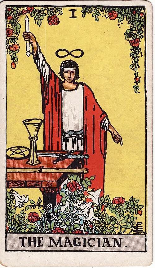 Карта «Маг», колода Rider–Waite–Smith